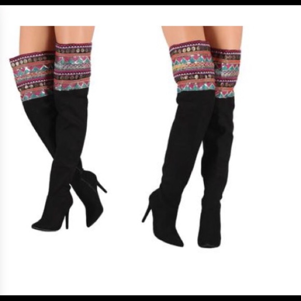 New arrival. Black thigh boots